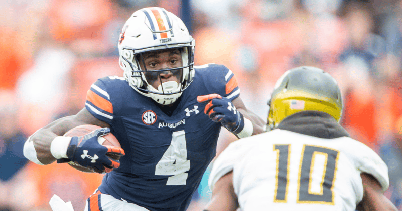Sam Pittman talks unenviable task slowing down Auburn RB Tank Bigsby