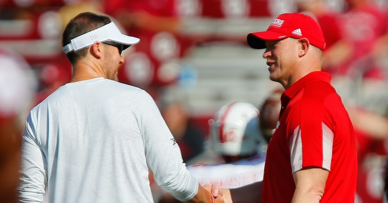 nebraska-cornhuskers-and-oklahoma-sooners-scuffle-ahead-of-renewed-rivalry-scott-frost-lincoln-riley