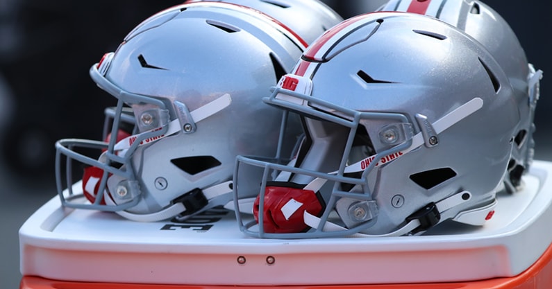 Ohio State helmet by Birm -- Lettermen Row
