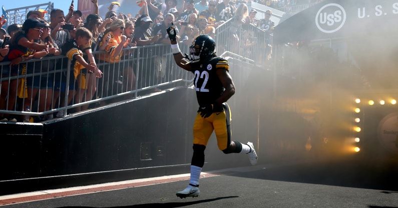 watch-najee-harris-delivers-nasty-stiff-arm-first-quarter-pittsburgh-steelers-nfl-las-vegas-raiders