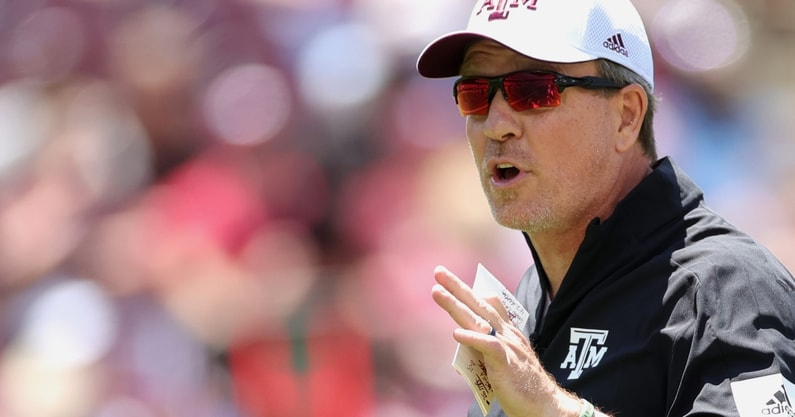 Jimbo Fisher jokes about being the first coach with 10 year deal Kirby Smart extension two percent