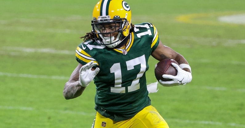 Green Bay Packers on X: ICYMI: Check out Davante Adams' ridiculous  one-handed catch at #FamilyNight. VIDEO:    / X