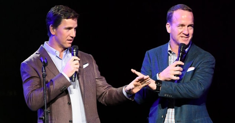 WATCH Peyton Manning ribs Eli for final time on Manningcast wild card broadcast ESPN