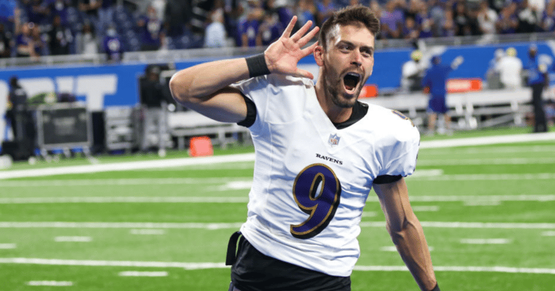 Baltimore Ravens announce four year extension for kicker Justin Tucker highest paid Texas Longhorns