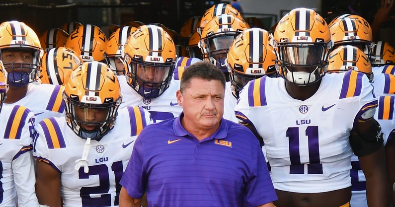 LSU, Ed Orgeron agree to split at end of season