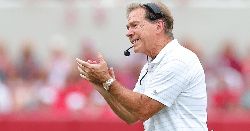 DJ Dale Alabama got hit in the mouth vs Texas A&M eye-opener