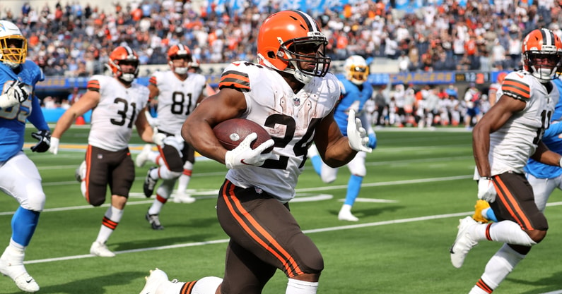 Watch Nick Chubb score his second rushing touchdown of the first