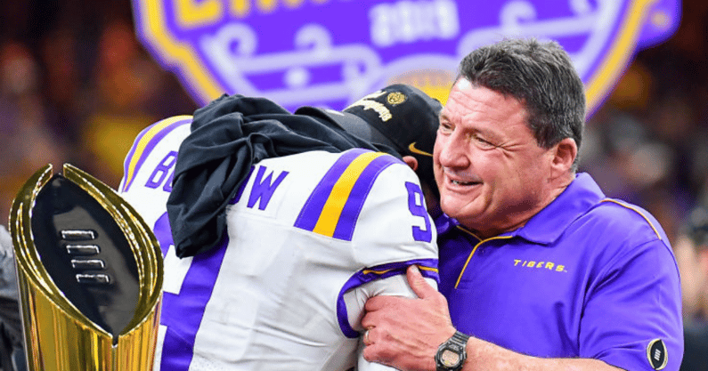 Ed Orgeron sees no difference in LSU since he was asked to step down