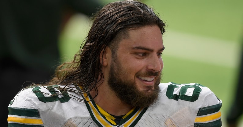 David Bakhtiari reacts to news of Green Bay Packers offensive coordinator hire Adam Stenavich offensive line