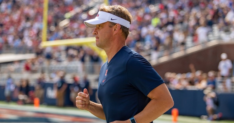 ole-miss-rebels-head-coach-lane-kiffin-deflects-question-about-lsu-tigers-usc-trojans-job