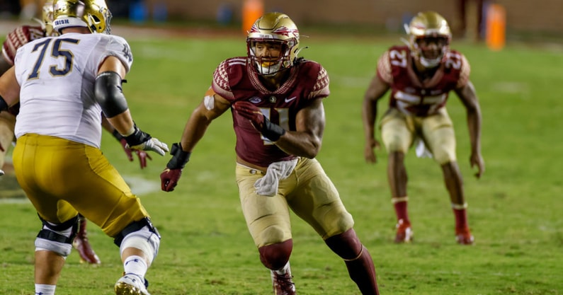 2022 NFL Draft Contract details released for Jermaine Johnson New York Jets Florida State Seminoles