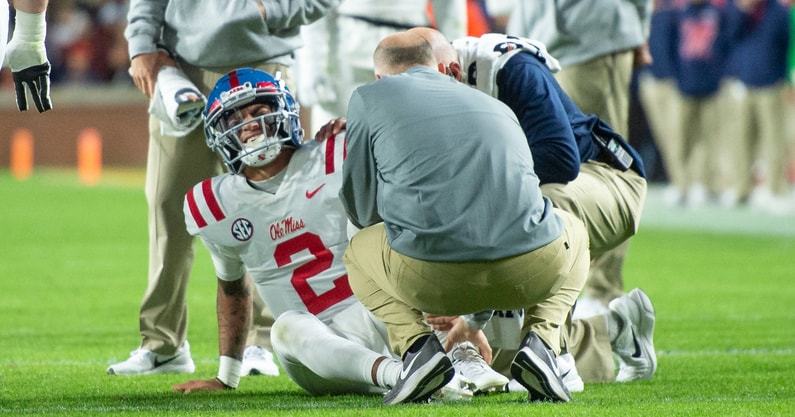lane-kiffin-reveals-what-went-through-his-mind-after-matt-corral-injury-ole-miss-rebels
