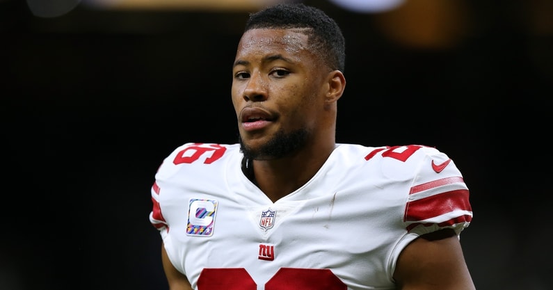 Giants Place Non-Exclusive Franchise Tag on RB Saquon Barkley