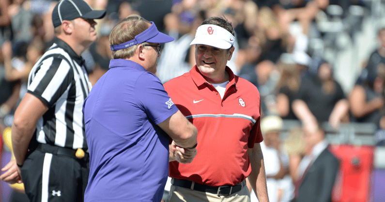bob-stoops-tcu-handling-parting-ways-gary-patterson-terrible-oklahoma