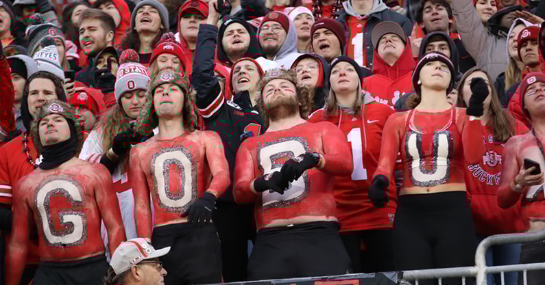 Ohio State Buckeyes fans by Birm -- Lettermen Row