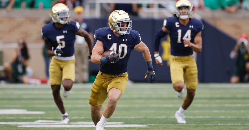 Two Notre Dame defensive starters out against Virginia Cavaliers