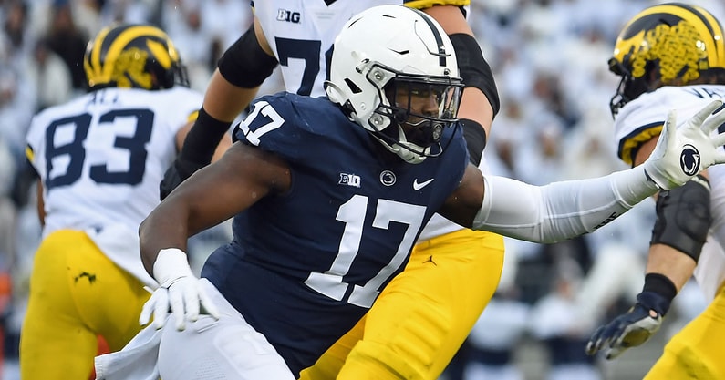 Team Name select Penn State defensive end Arnold Ebiketie in 2022 NFL Draft