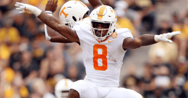 Josh-Heupel-addresses-concern-over-running-back-Tiyon-Evans-ankle-injury-Tennessee-Volunteers