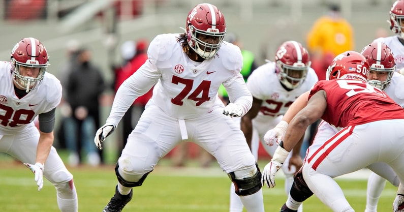 nick-saban-on-alabama-right-tackle-competition-damieon-george-offensive-line-sec-football
