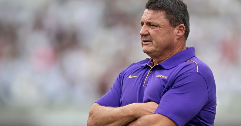 WATCH: Ed Orgeron takes the field, spotted at Miami football camp - On3