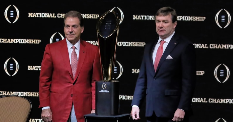 kirby-smart-nick-saban-address-alabama-crimson-tide-recent-success-over-georgia-bulldogs-sec-championship-college-football-playoff