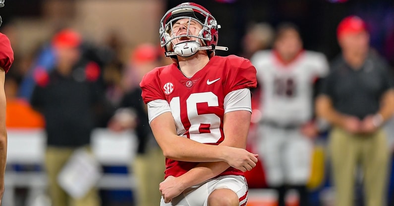 Kicker Will Reichard responds to compliments from Nick Saban