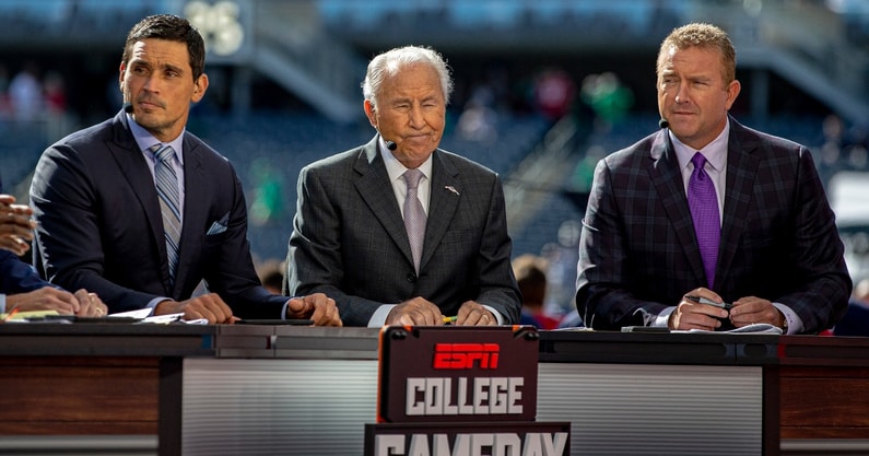 ESPN College GameDay crew weigh in on feisty quarterback comments