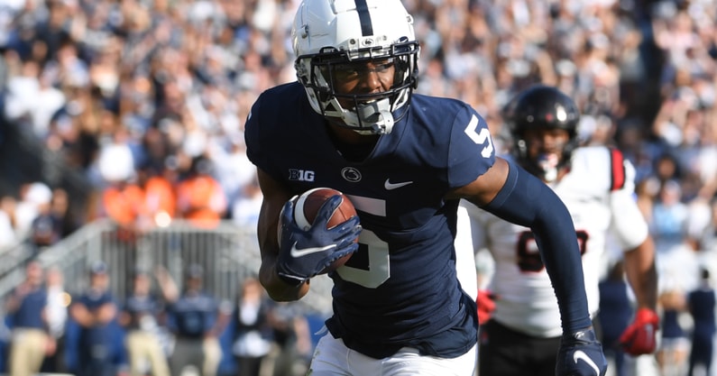 Team Name select Penn State wide receiver Jahan Dotson in 2022 NFL Draft