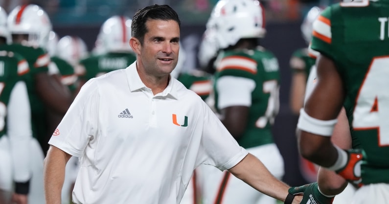 penn-state-nittany-lions-defensive-coordinator-manny-diaz-reacts-uncermonious-ending-miami-hurricanes