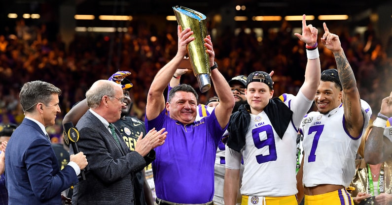 ed orgeron cajun night before christmas