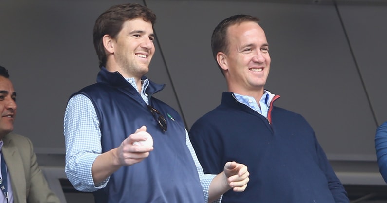 monday night football with peyton and eli