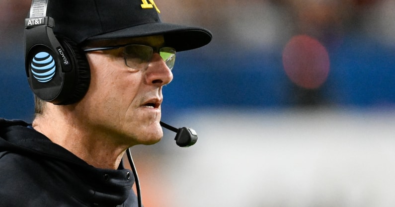 Michigan coach Jim Harbaugh
