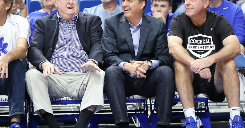 Joe B. Hall. John Calipari. Kevin Grevey.
The University of Kentucky men's basketball Legends / Alumni Charity game on Friday, August 25, 2017, in Lexington's Rupp Arena.
