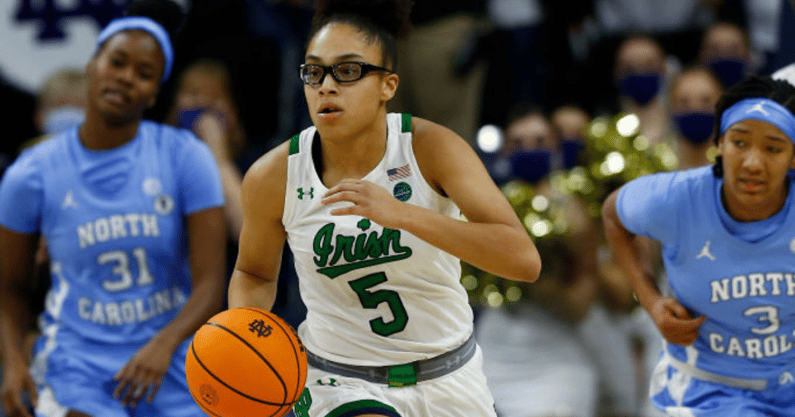 Notre Dame point guard Olivia Miles 