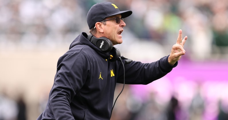 Michigan coach Jim Harbaugh