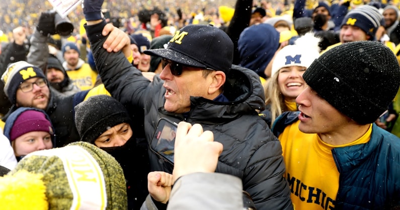 Michigan coach Jim Harbaugh