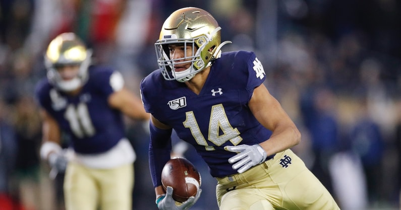 PFF, ESPN release updated NFL Draft projections for Notre Dame's Kyle  Hamilton