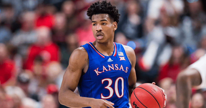 Watch former Kansas guard Ochai Agbaji hilariously get ejected from game