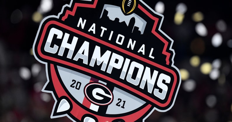 UGA football breaks down the 2022 National Champions logo