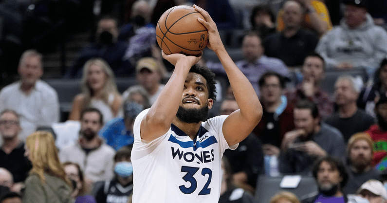 Karl-Anthony Towns proclaims himself the greatest 3-point shooting