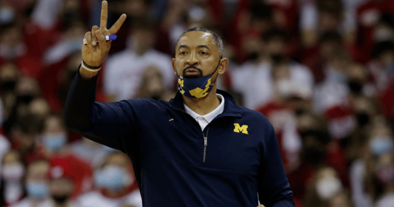 Juwan Howard was suspended for his part in a brawl at Wisconsin.