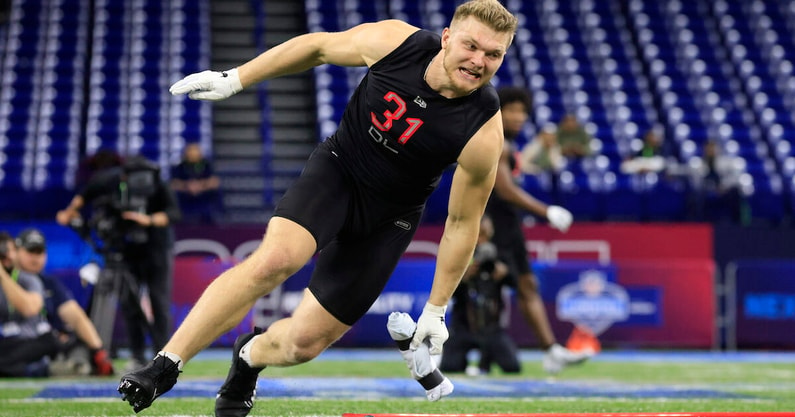 Michigan football's Aidan Hutchinson, David Ojabo shine at combine