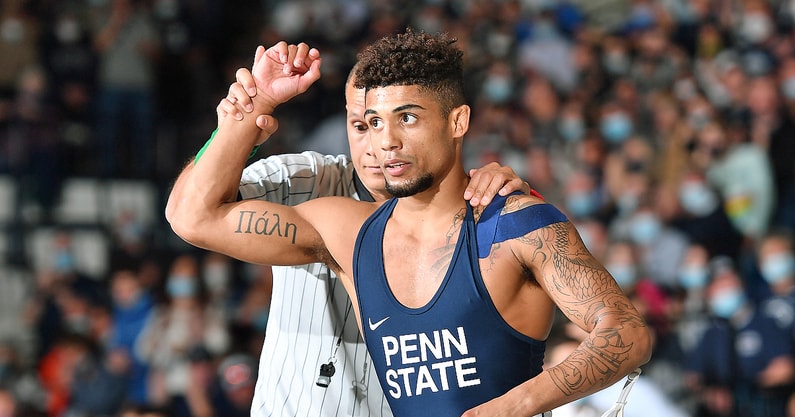 Penn State has four defending champions at this year's NCAA Tournament, including 133-pound standout Roman Bravo-Young. Will it be his last?
