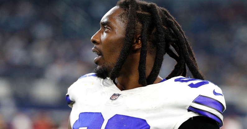 DeMarcus Lawrence reacts to monster extension Trevon Diggs