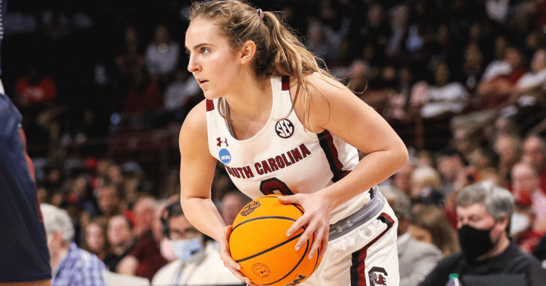 Olivia Thompson embraces role with South Carolina (Photo: Katie Dugan)