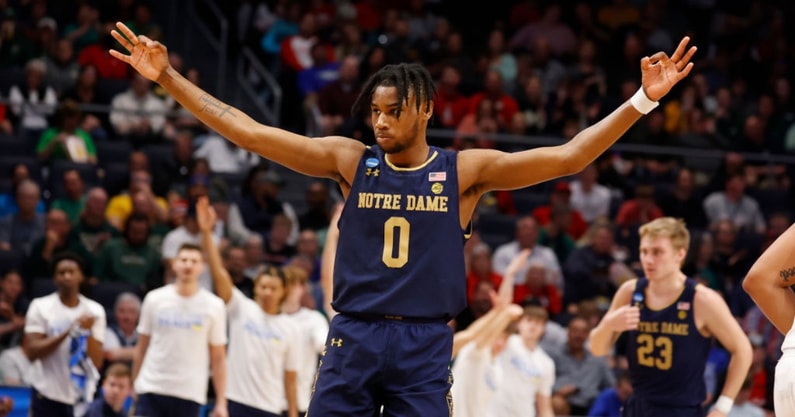 Notre Dame freshman Blake Wesley declares for NBA Draft