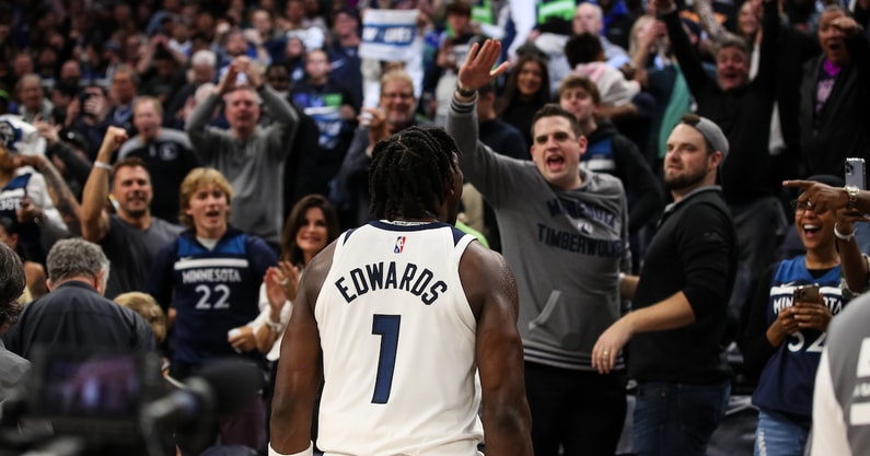 Timberwolves' Anthony Edwards announces significant jersey change ahead of  2023-24 season