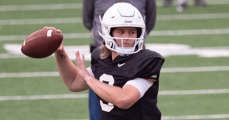 texas-football-quarterback-quinn-ewers-gives-take-where-longhorns-competition-stands-with-hudson-card