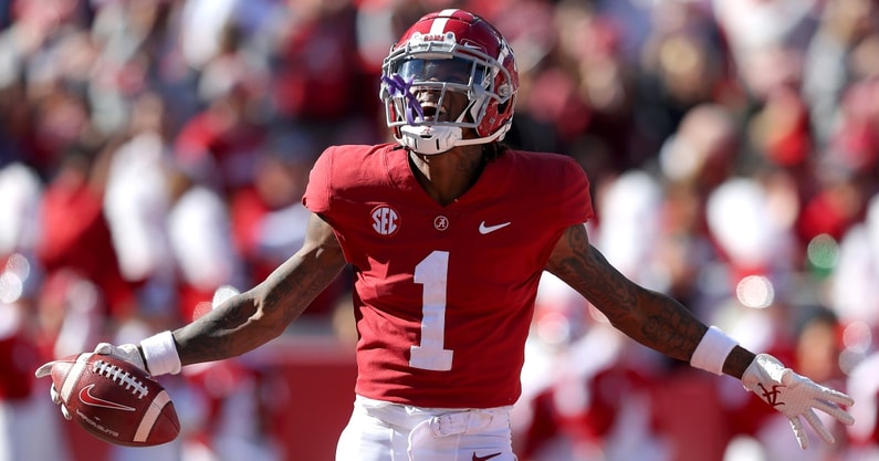 Detroit Lions select Alabama wide receiver Jameson Williams in