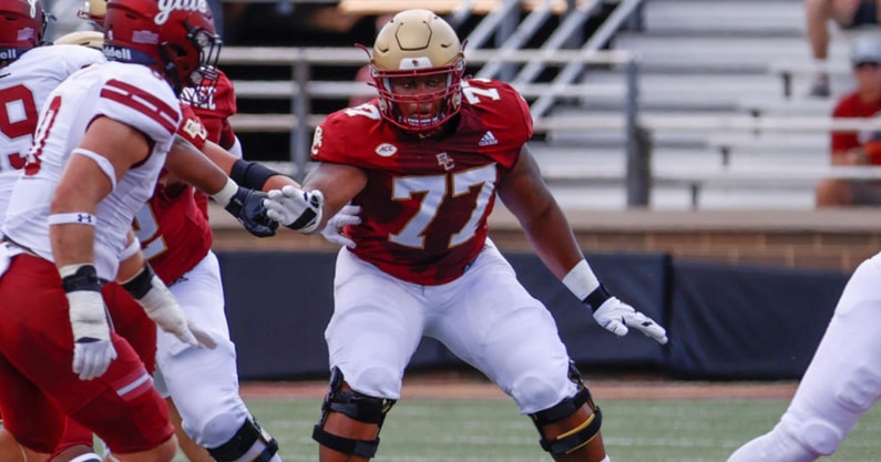 Los Angeles Chargers select Boston College offensive lineman Zion